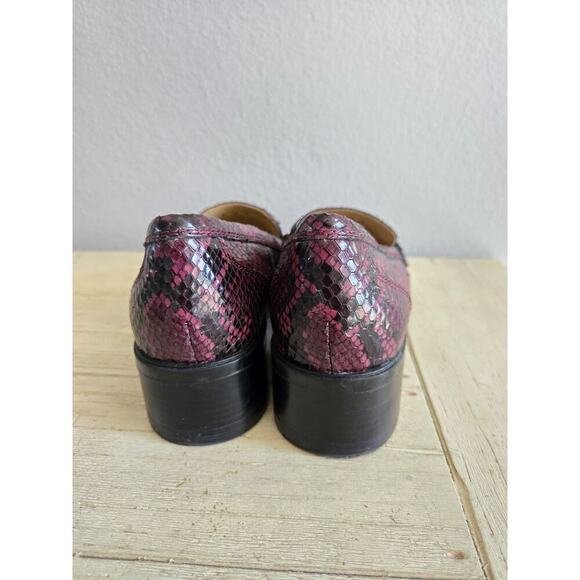 Naturalizer Women's Perla Snake Loafers Size 9 Multicolor Casual Flats - Picture 4 of 9